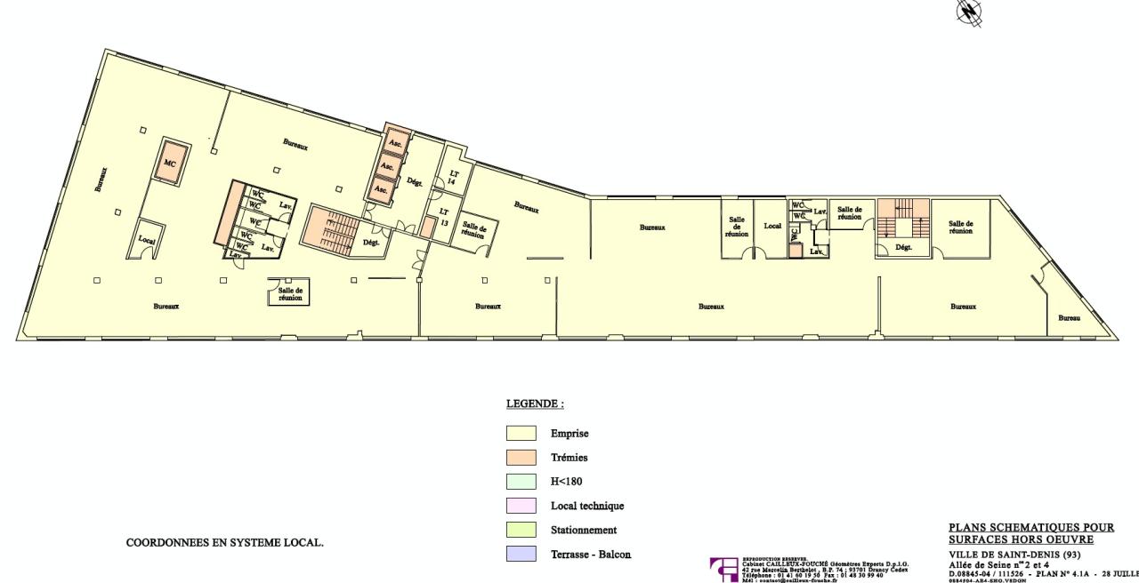 Bureau Saint-Denis 3392m² Location bureau Saint-Denis Seine-Saint-Denis OLBUR2107033 0